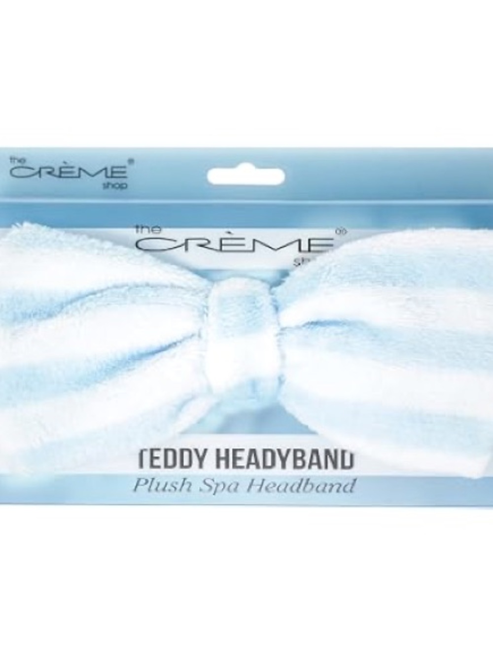 The Crème Shop Plush Teddy Headband - Light Blue